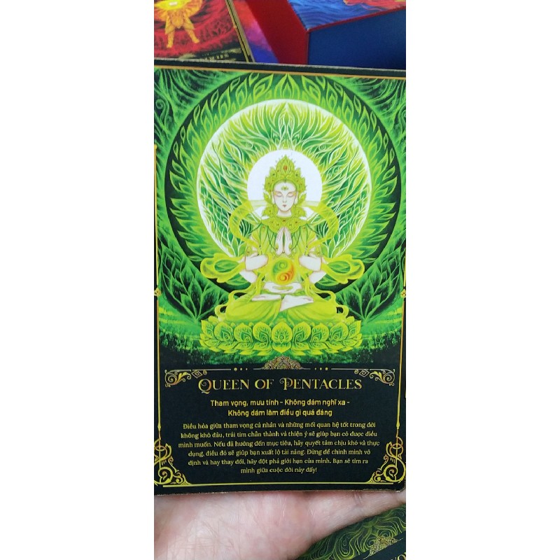 Bộ bài Tarot Ý Chí (kèm túi đựng+khăn trải Tham Thấu Thiên Cơ) 58314