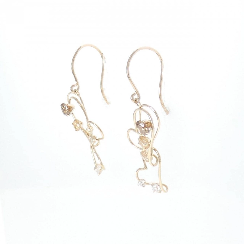 K18PG Bông tai hình trái tim - Hàng hiệu Authentic 876830