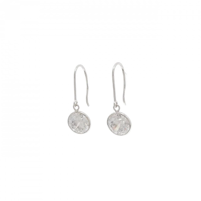 K18WG Bông tai Cubic - Hàng hiệu Chính hãng 865972