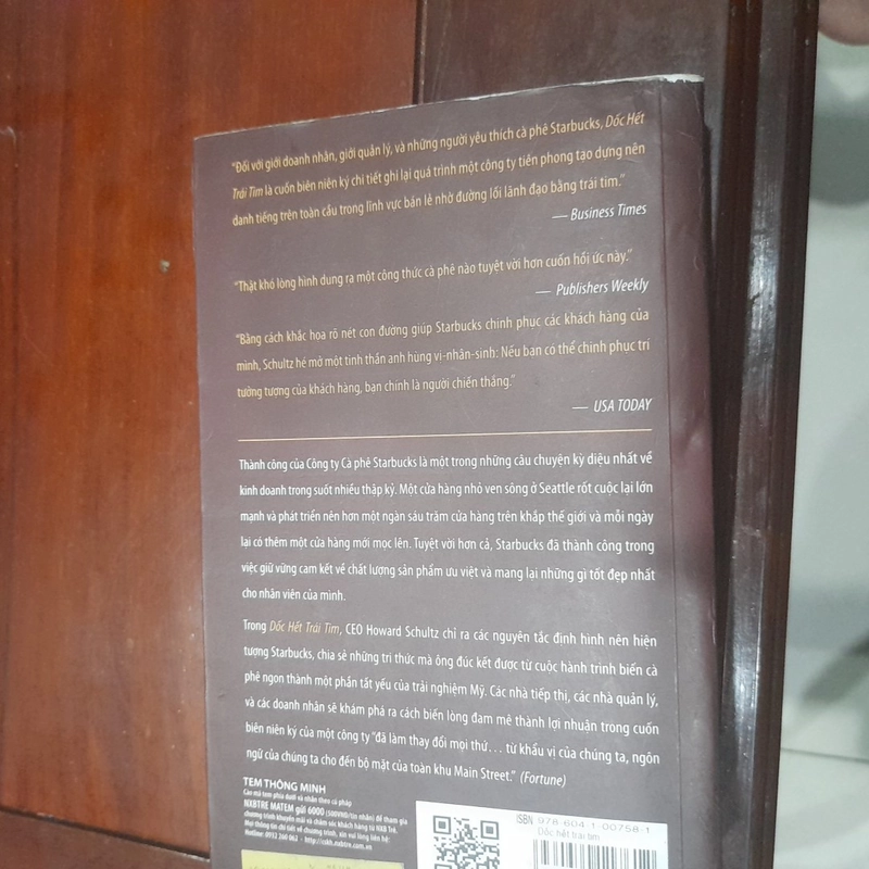 Dốc hết trái tim, cách STARBUCKS xây dựng công ty bằng từng tách cà phê. 199880