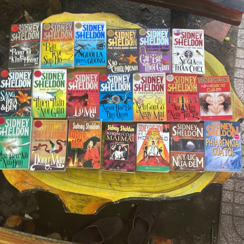 TRỌN BỘ SIDNEY SHELDON 18 TÁC PHẨM + HỒI KÝ & tặng thêm cuốn DÒNG MÁU 733881