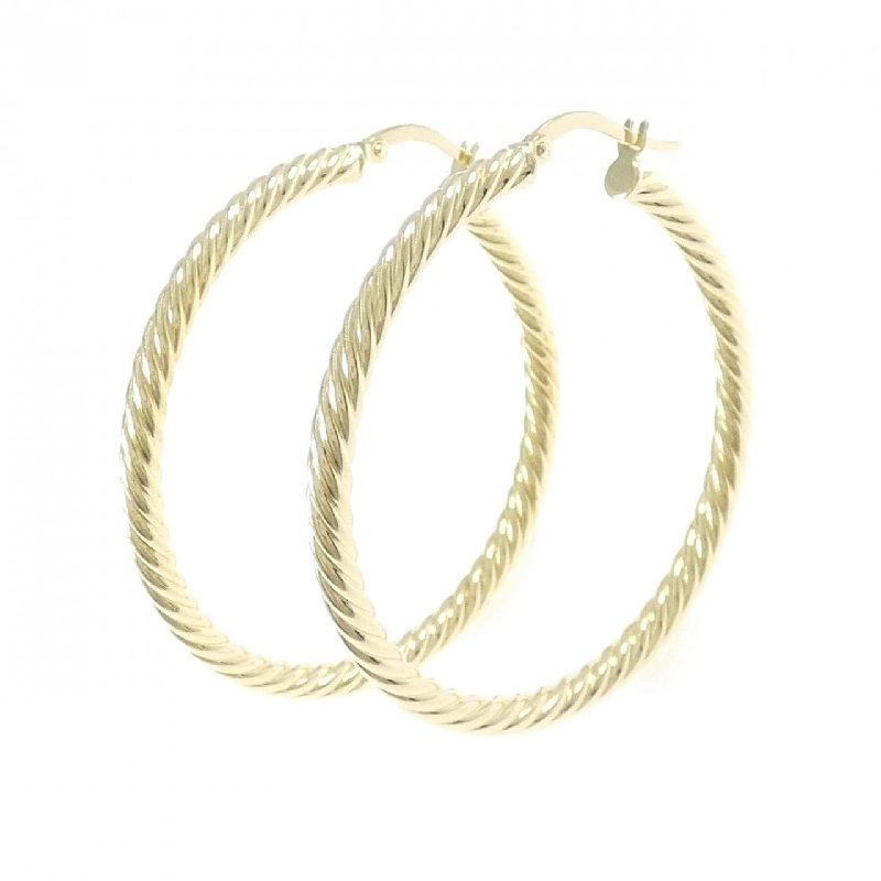 Bông tai hoop 750YG - Hàng hiệu Authentic 870321