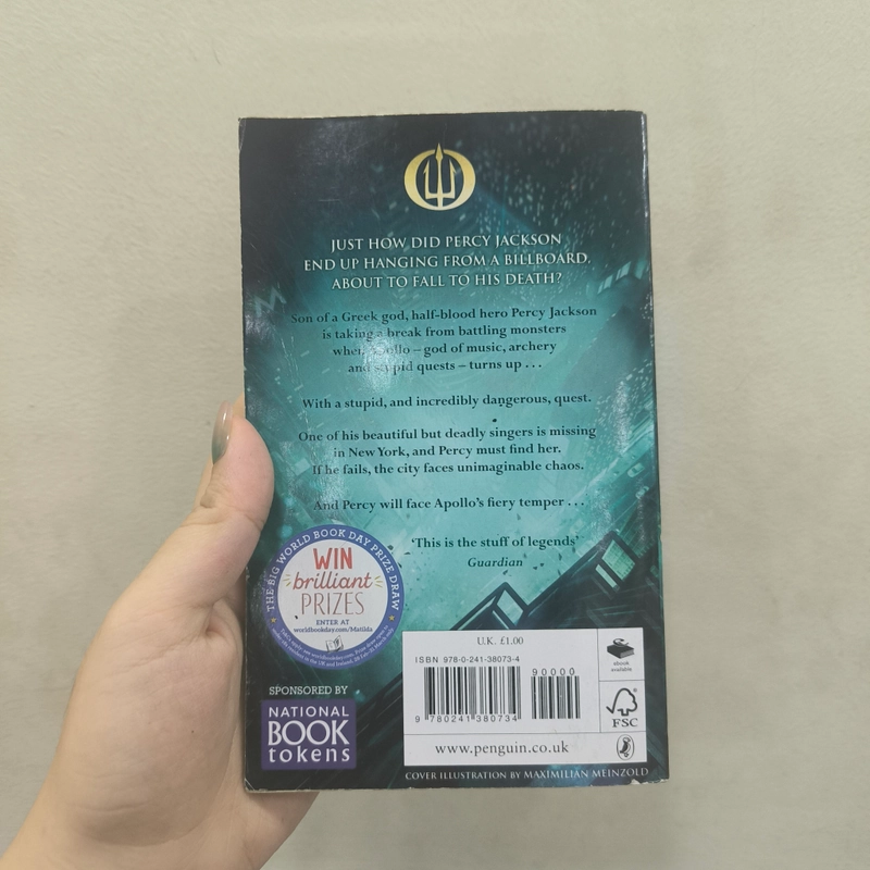 [Ngoại văn tiếng Anh] Percy Jackson and The singer of Apollo - Rick Riordan (Truyện ngắn) 489277