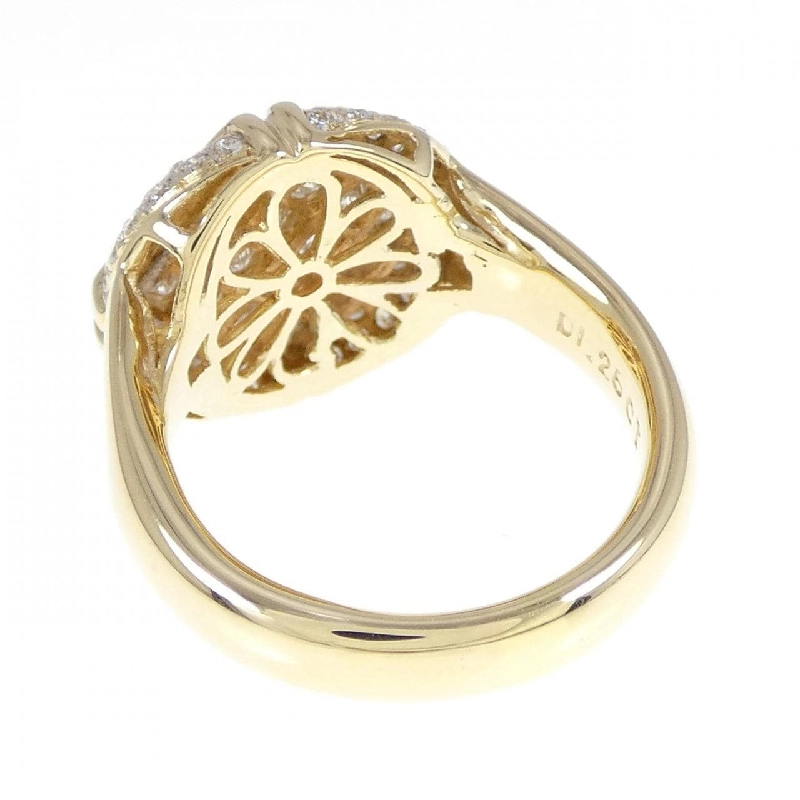 Nhẫn kim cương K18YG 1.25CT 671684