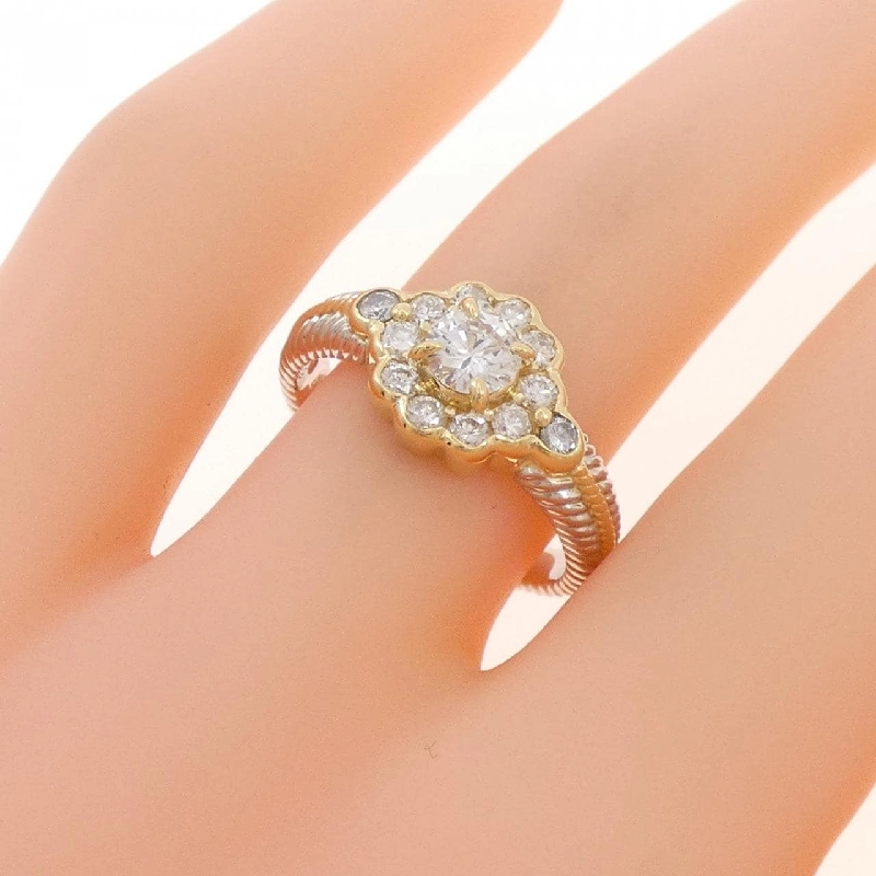 Nhẫn kim cương PT900/K18YG 0.71CT - Hàng hiệu Chính hãng 853019