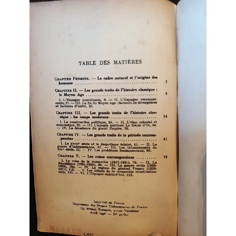 Histoire de L'espagne - Pierre Vilar 606132