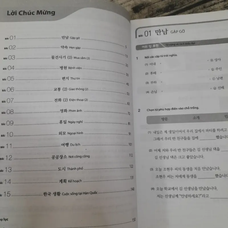 Tiếng Hàn Tổng hợp cho người Việt- Sơ cấp 2 và Bài tập2. Tg Cho Hang Rok... 763695