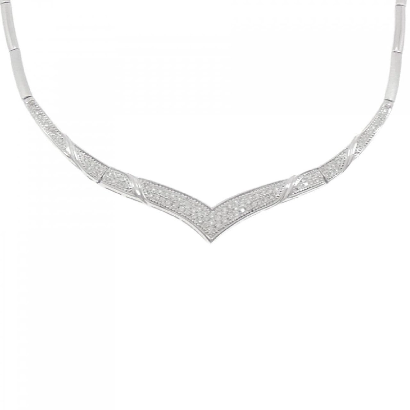 K18WG Dây chuyền kim cương 1.00CT - Hàng hiệu Chính hãng 857850