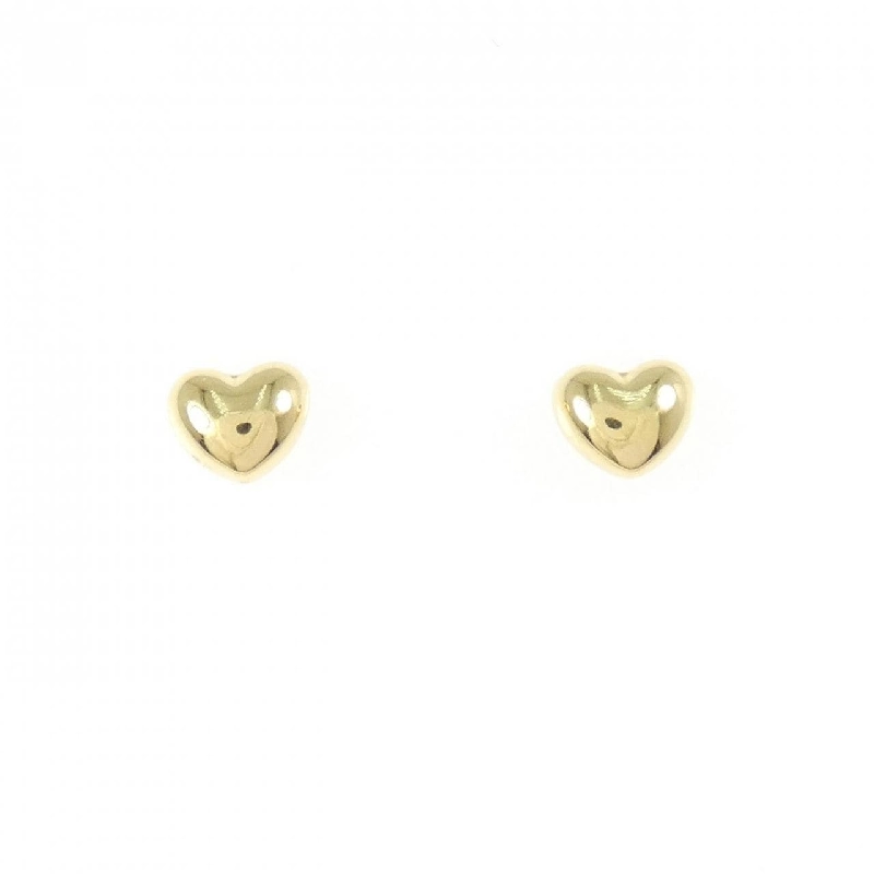 K18YG Bông tai hình trái tim - Hàng hiệu Chính hãng 869977