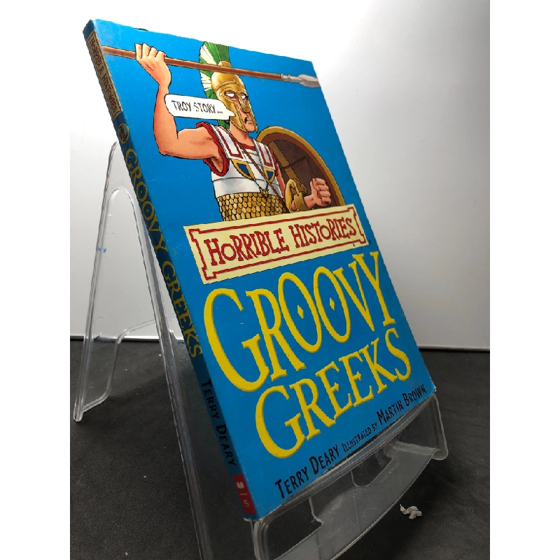 Groovy Greeks Horrible histories mới 80% bẩn nhẹ Terry Deary HPB1908 NGOẠI VĂN 450802