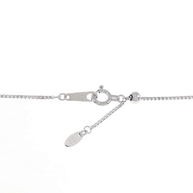 K18WG Hoa Đá Kim Cương Dây Chuyền 0.23CT - Hàng hiệu Chính hãng 867395