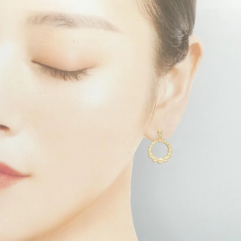 K18YG Bông tai - Hàng hiệu Authentic 870406