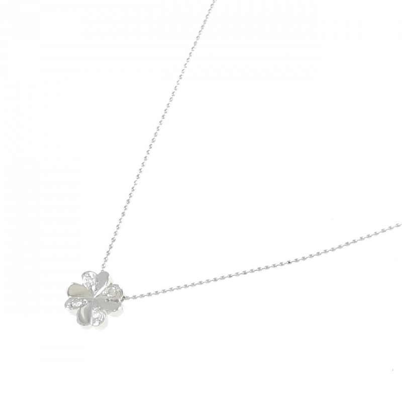 Dây chuyền kim cương PT900/PT850 hình cỏ 0.13CT - Hàng hiệu Chính hãng 866221