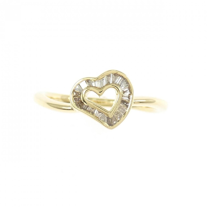 Nhẫn kim cương hình trái tim K18YG 0.14CT - Hàng hiệu Authentic 854665