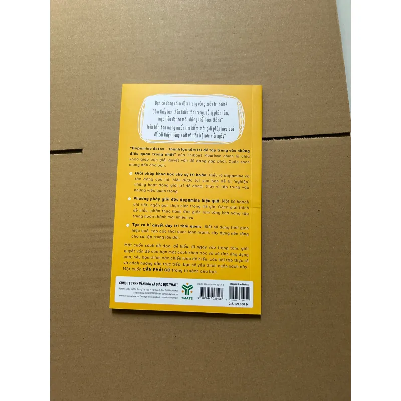 Dopamine Detox - Thanh lọc tâm trí để tập trung vào những điều quan trọng nhất 958067