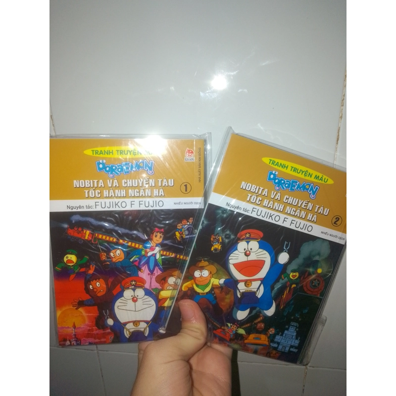  Combo tập 1 và 2 Truyện Nobita và chuyến tàu tốc hành ngân hà 548061