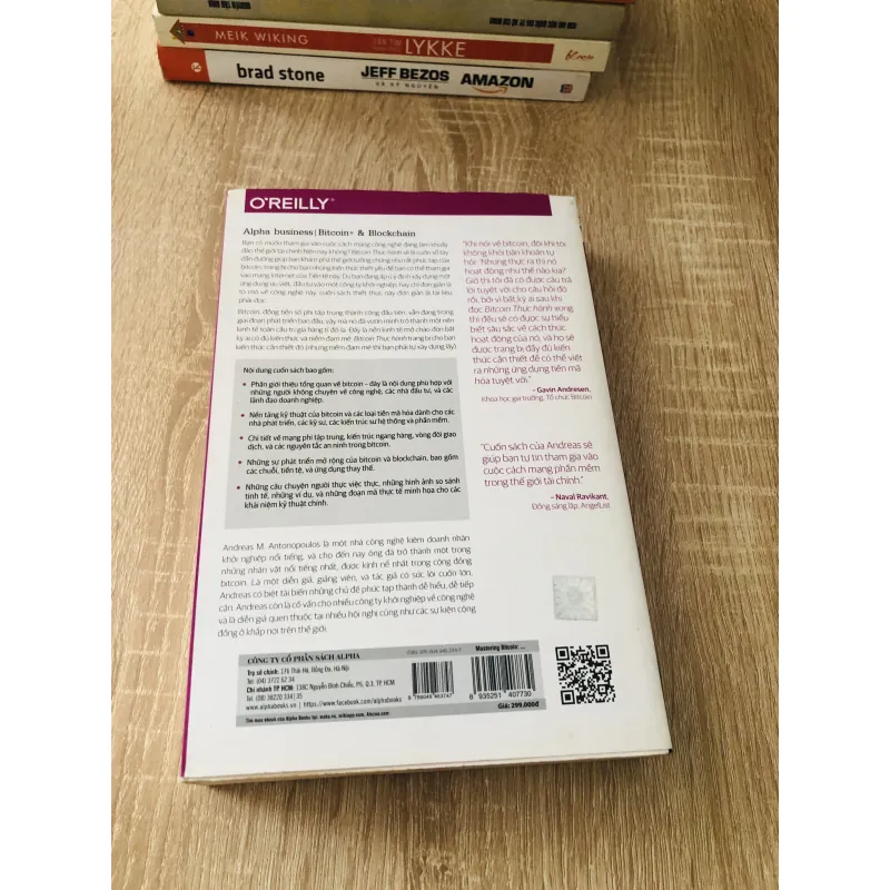 MASTERING BITCOIN - Bitcoin thực hành những khái niệm cơ bản và cách sử dụng đồng tiền Mh 1004492