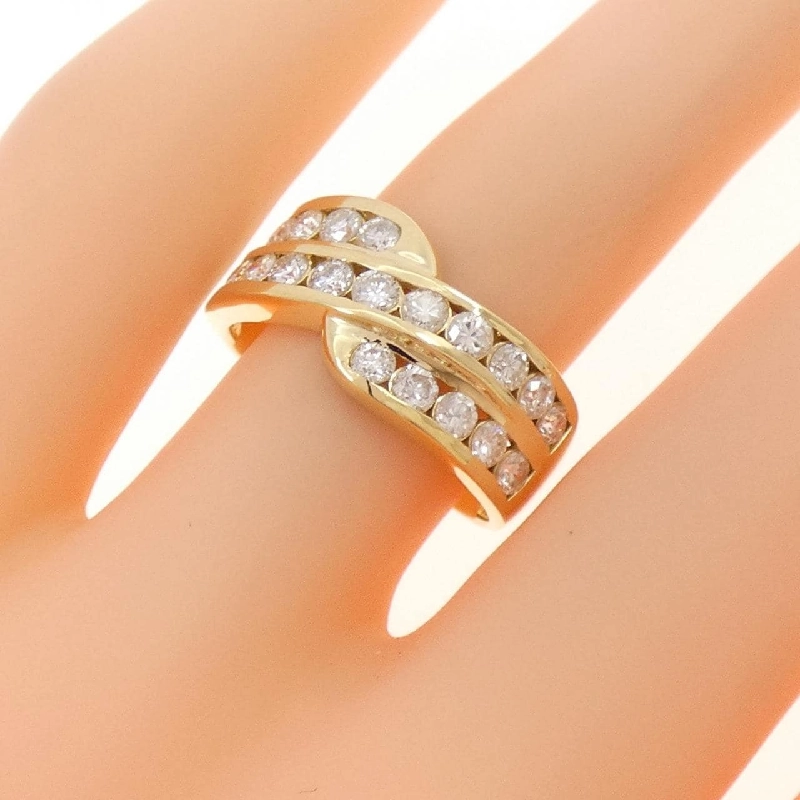 Nhẫn kim cương K18YG 1.00CT - Hàng hiệu Authentic 853526