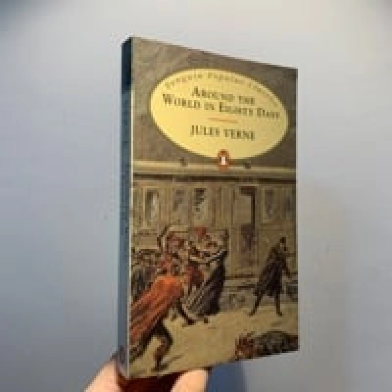 AROUND THE WOLRD IN EIGHTY DAYS & FIVE WEEKS IN A BALLOON - Jules Verne 186817