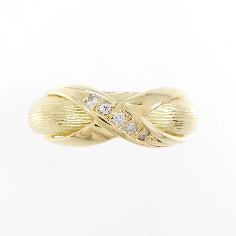 Nhẫn kim cương K18YG 0.05CT 672720