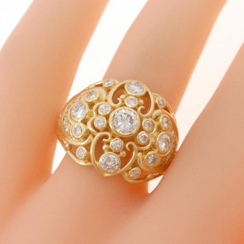 Nhẫn kim cương K18YG 1.01CT - Hàng hiệu Chính hãng 851458