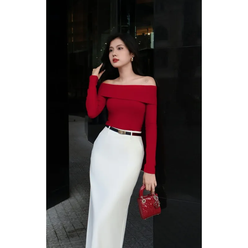 Chân váy nữ diện tết dài 92 centi chất liệu vải vin Tech hàng may 788297