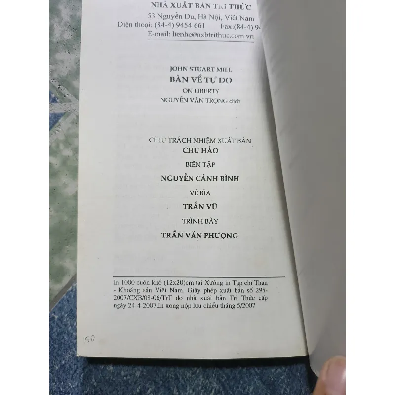 Bàn luận về tự do - John Stuart Mill 1025914
