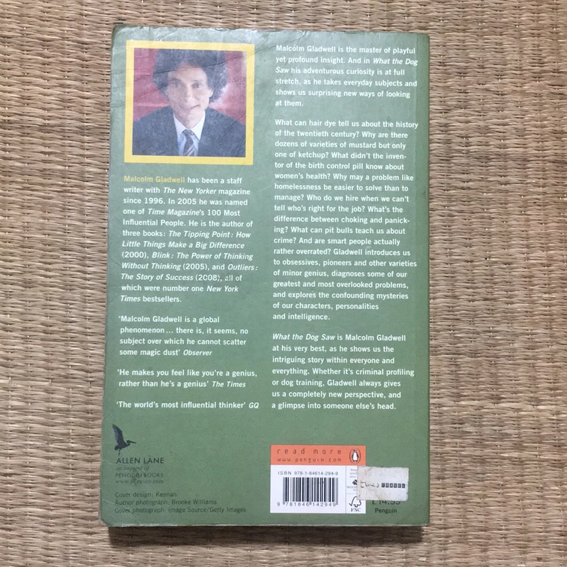 WHAT THE DOG SAW - Malcom Gladwell 507477