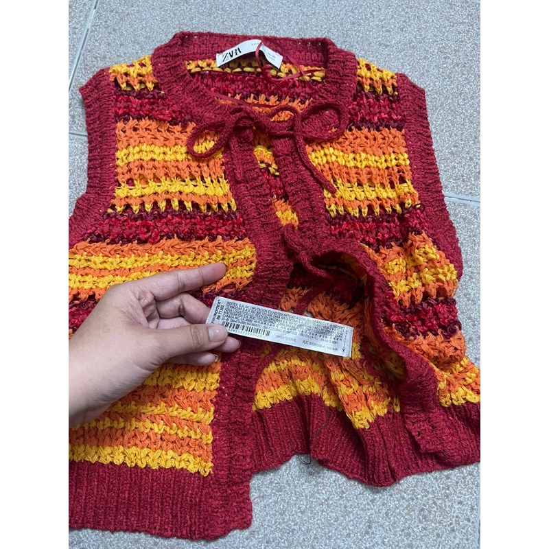 Áo len đan zara authentic size S new 522984