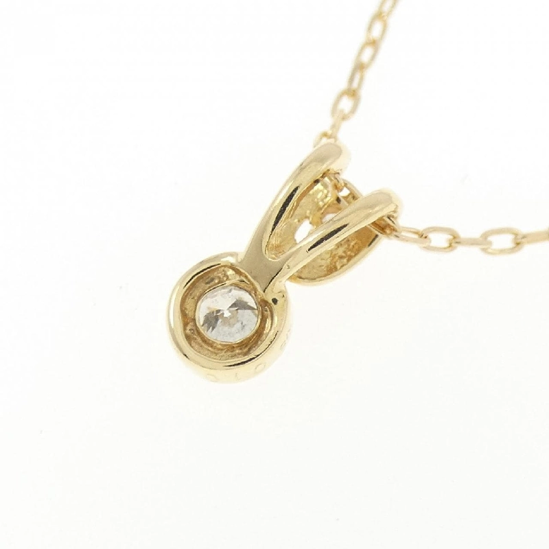 K18YG Dây chuyền kim cương 0.10CT - Hàng hiệu Chính hãng 860601