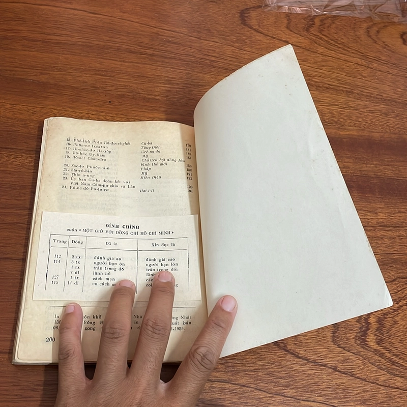 II Sách Danh Nhân: Một Giờ Với Đồng Chí Hồ Chí Minh - Lê Khánh Soa - 1985 503136