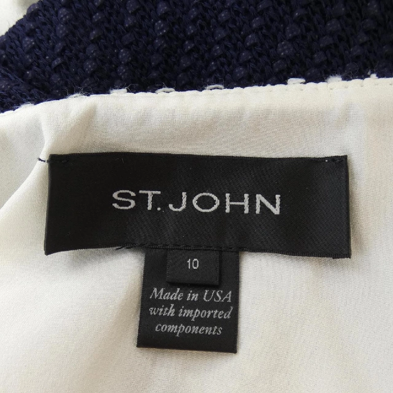 【Mã giảm giá】Áo khoác không cổ ST.JOHN 633036