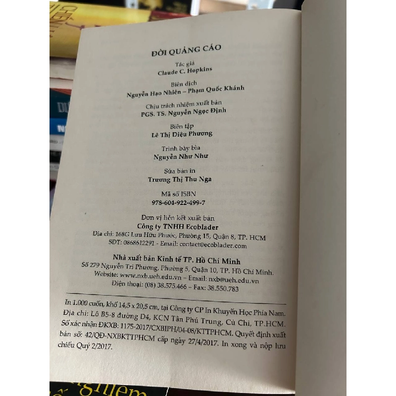 Đời Quảng Cáo - Claude C. Hopkins - Claude C. Hopkins 1008186