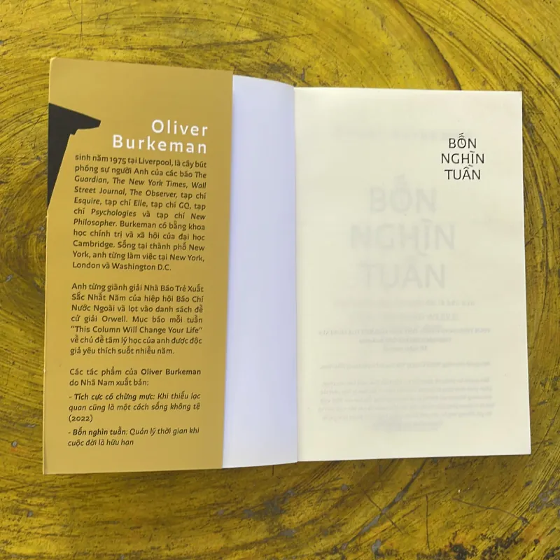 BỐN NGHÌN TUẦN - oliver burkeman 1002477