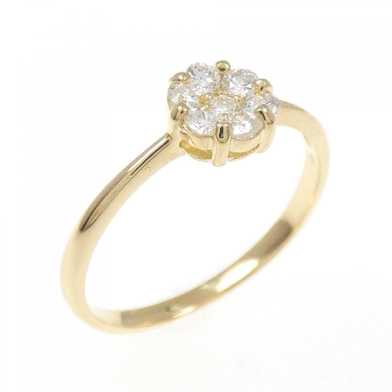 Nhẫn kim cương hoa K18YG 0.20CT - Hàng hiệu Authentic 855493