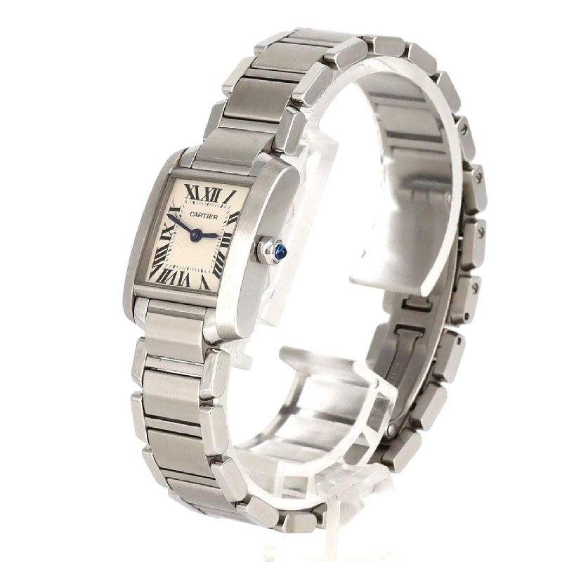 Cartier Tank Française SM W51008Q3 SS Quartz - Hàng hiệu Chính hãng 881200