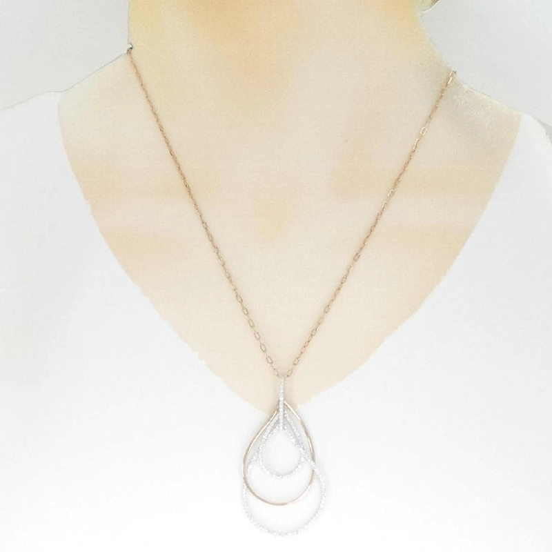 K18 Ba màu Dây chuyền kim cương - Hàng hiệu Chính hãng 846441