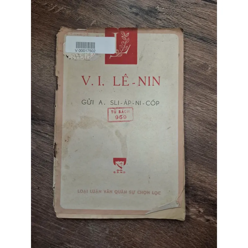 V. I. Lê-nin: Gửi A. Sli-áp-ni-cóp - V. I. Lê-nin 716002