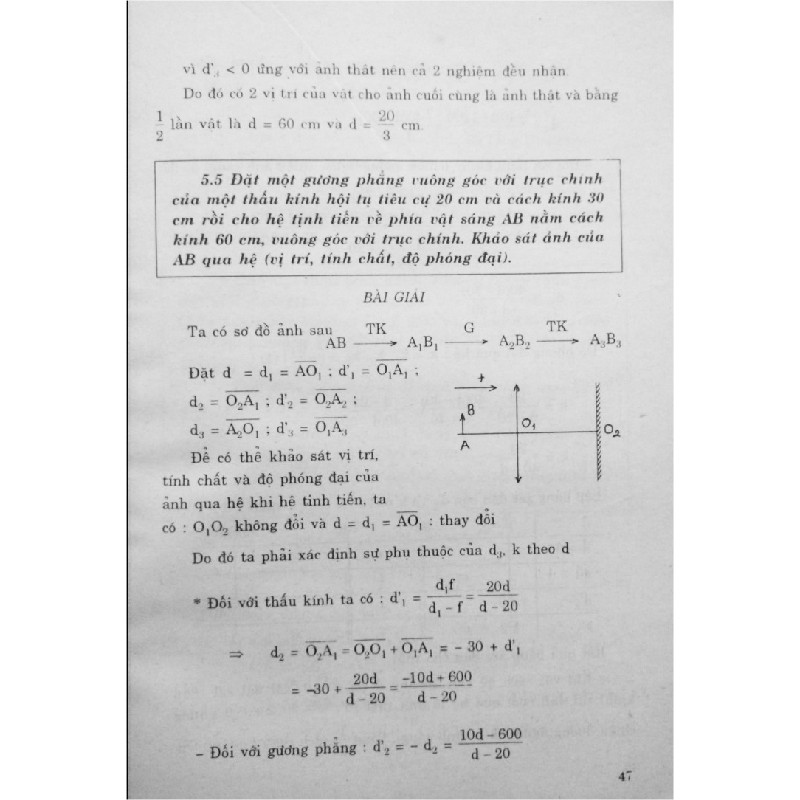 133 Bài Toán Quang Hình Luyện Thi Đại Học xưa 8118