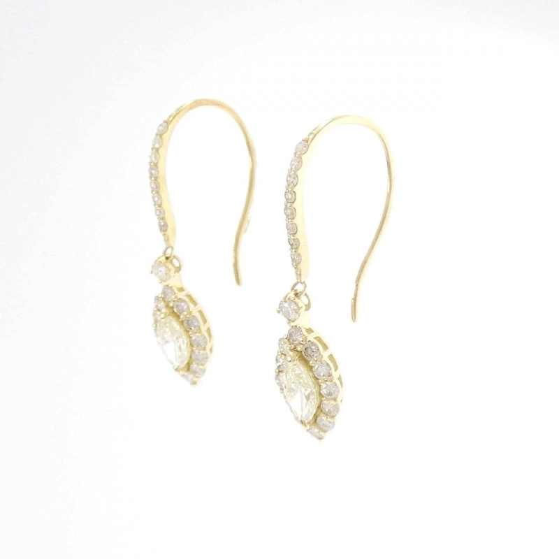 Bông tai kim cương K18YG 1.00CT - Hàng hiệu chính hãng 868661