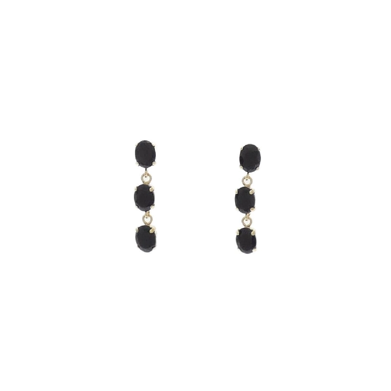 K10YG Bông tai Onyx - Hàng hiệu Chính hãng 866655