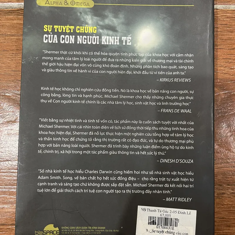 SỰ TUYỆT CHỦNG CỦA CON NGƯỜI KINH TẾ - Michael Shermer (8) 695341