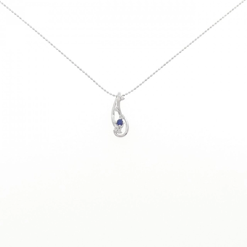K18WG Sapphire Necklace - Hàng hiệu Authentic 864304