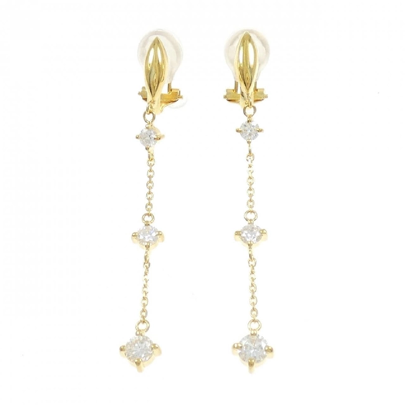 K18YG Bông tai kim cương 1.005CT - Hàng hiệu Chính hãng 874501