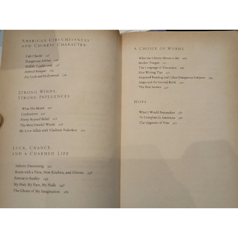 The opposite of fate - Amy Tan 754206