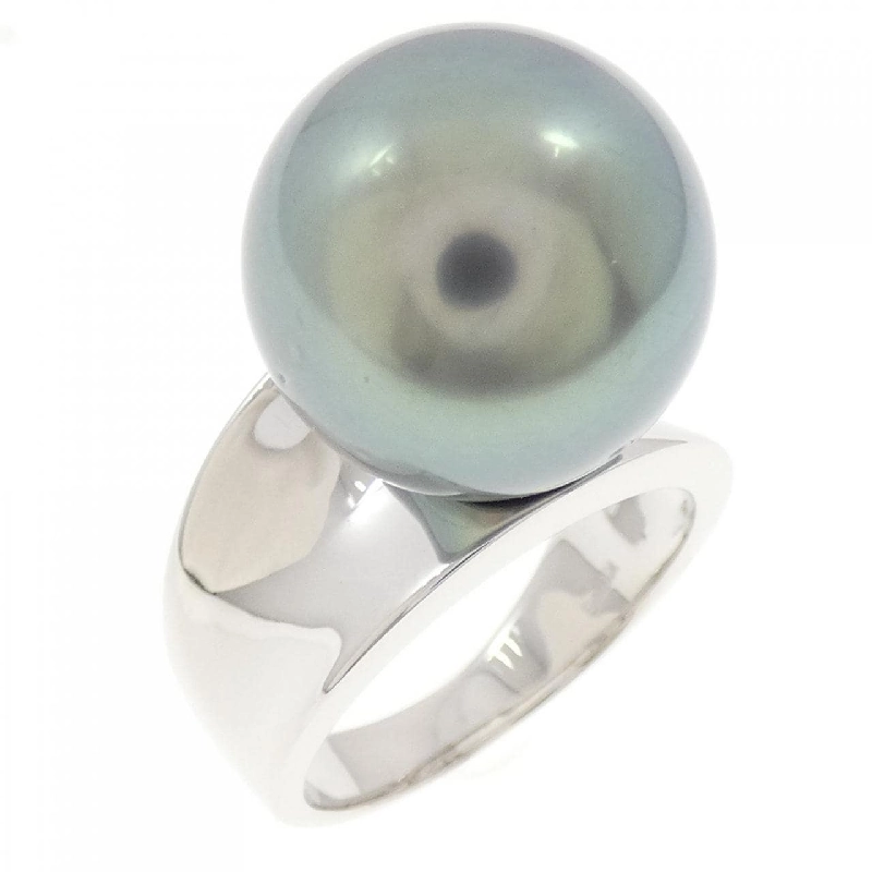 Nhẫn ngọc trai đen K18WG 14.8mm - Hàng hiệu Authentic 855024