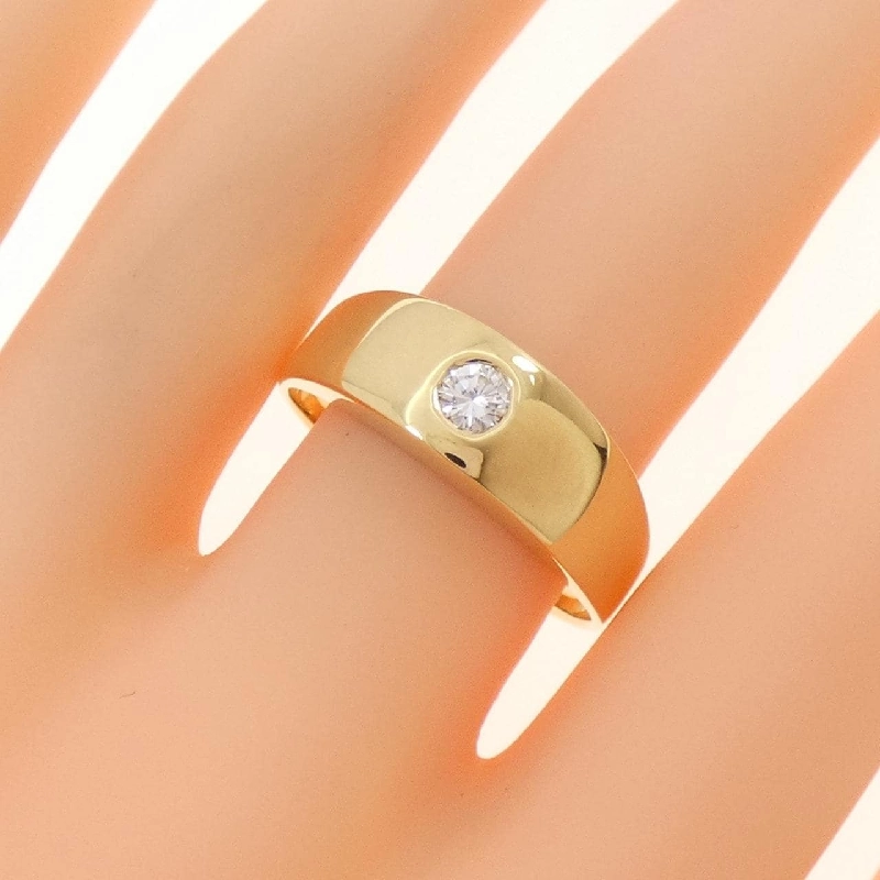 Nhẫn kim cương 750YG - Hàng hiệu Authentic 848276