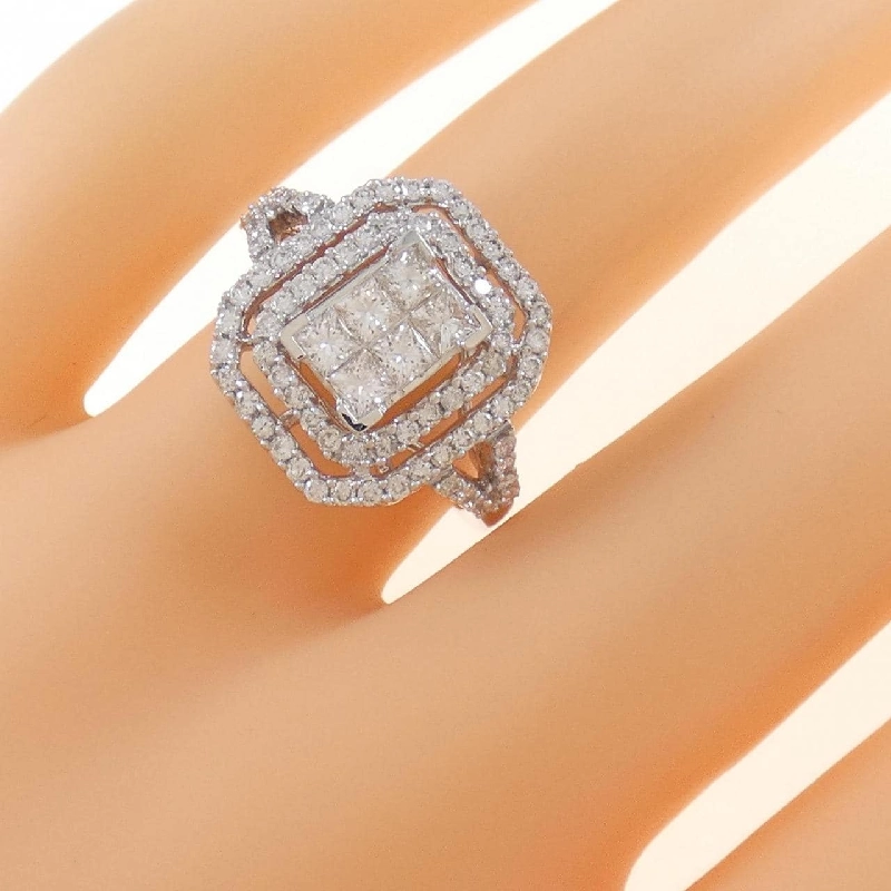 Nhẫn kim cương K18WG 1.00CT 672489