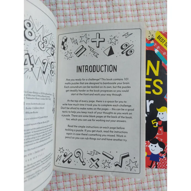 COMBO 2 CUỐN - BRAIN GAMES FOR CLEVER KIDS
& MATHS GAMES FOR CLEVER KIDS 974957