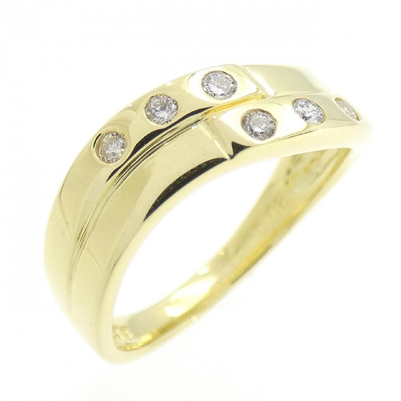 Nhẫn kim cương K18YG 0.08CT 669817